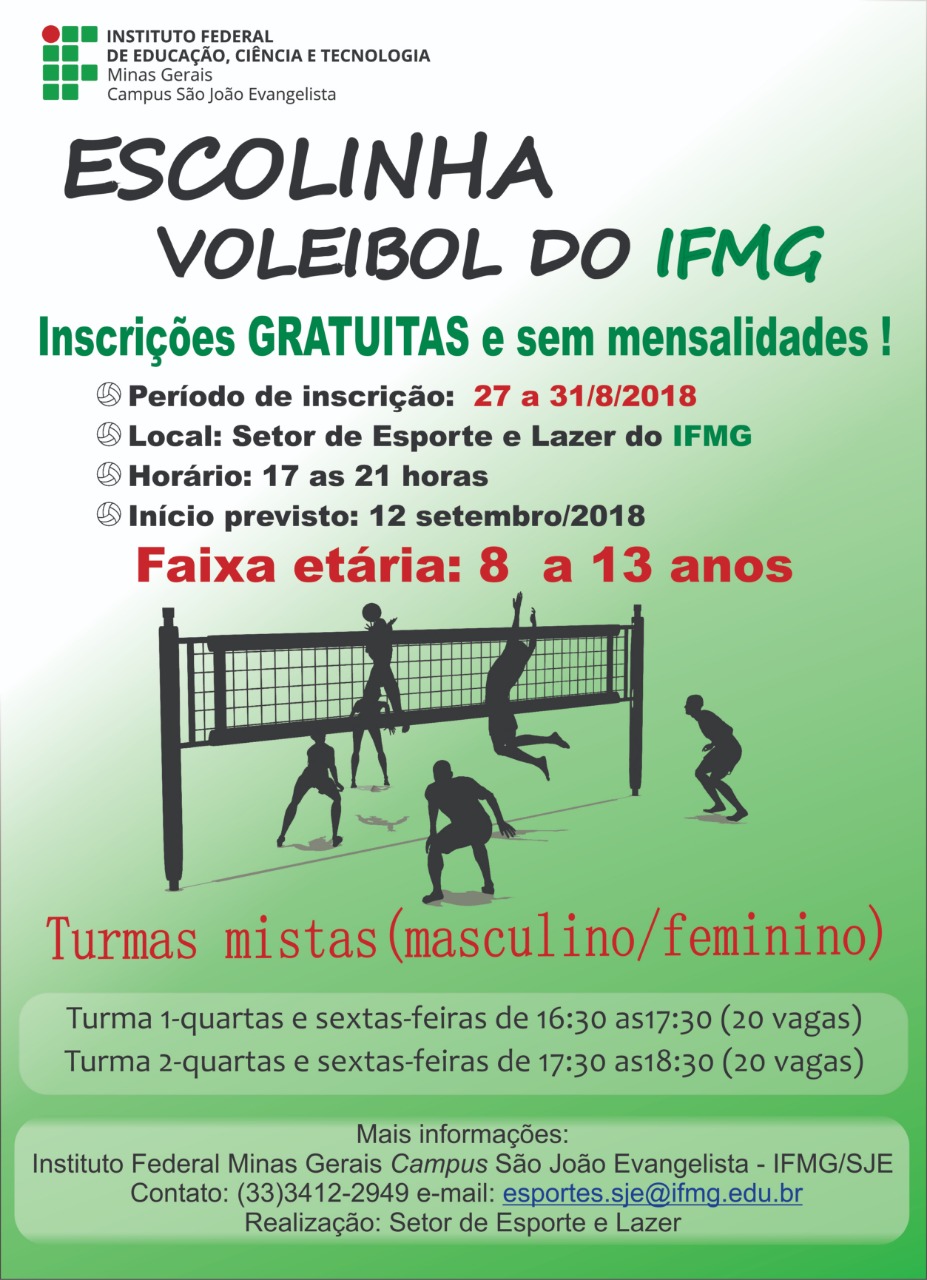cartaz voleibol