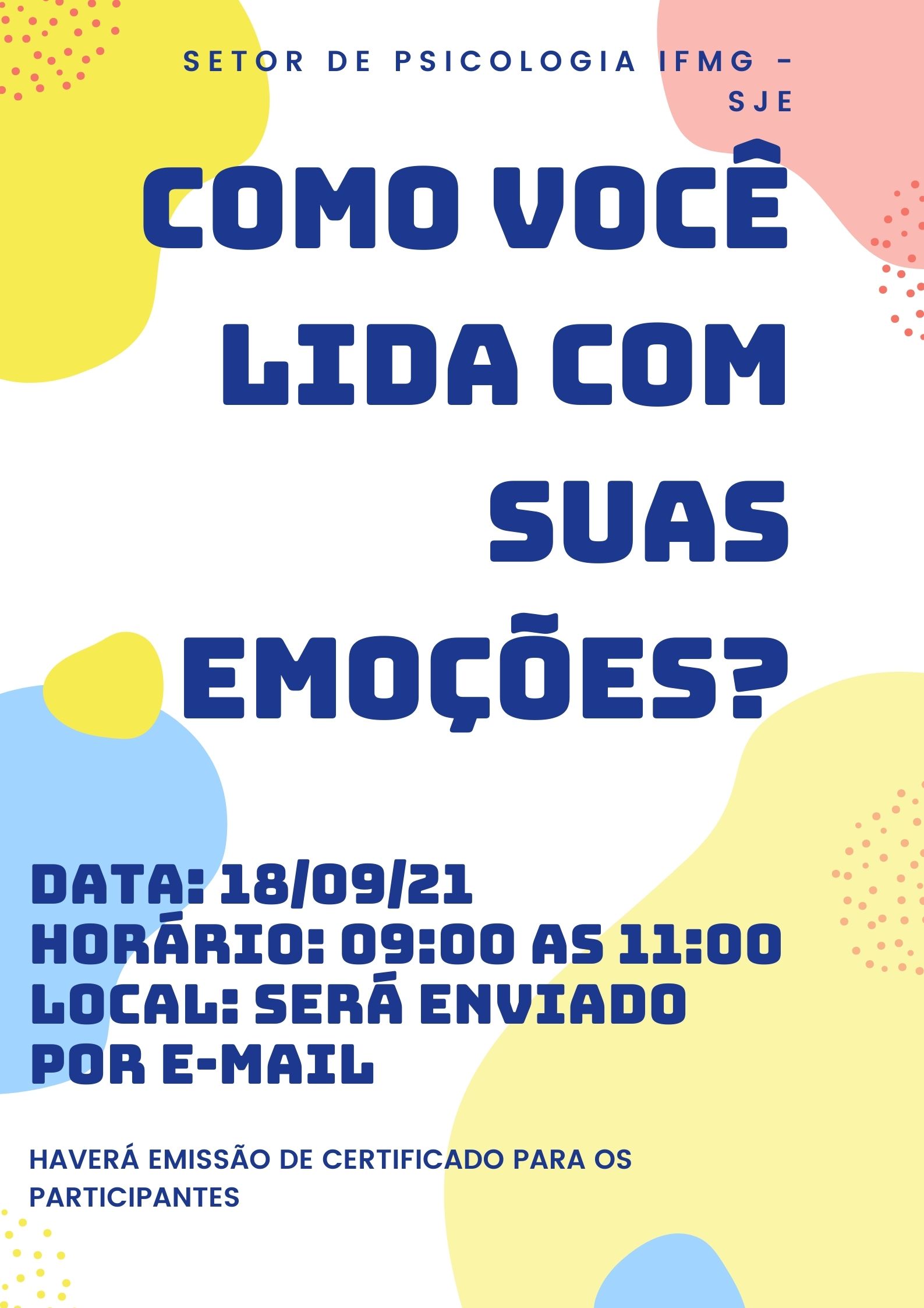 Como você lida com suas emoções?