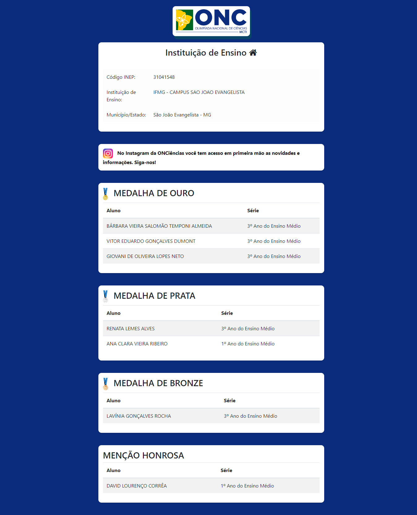 resultado.onciencias.org escola 2022 ifmg campus sao joao evangelista inep 31041548 idCl1qVAMDCA0DOjg2OGI2Mzhh