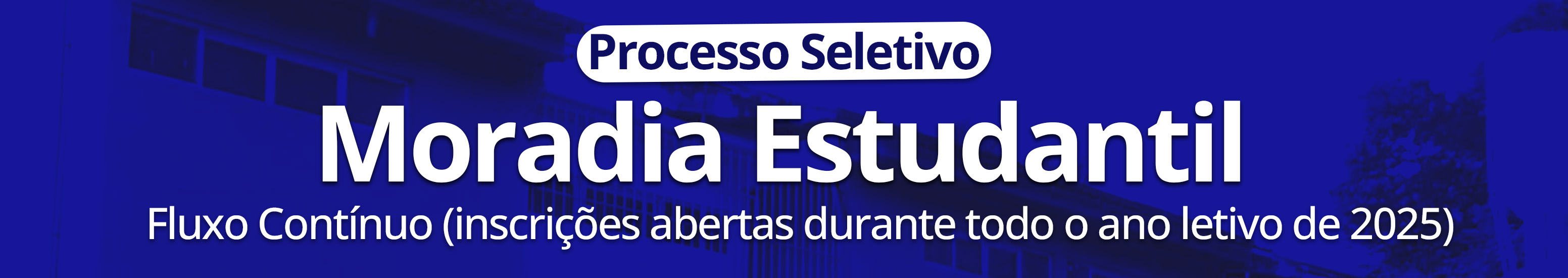 Moradias Estudantis do IFMG ofertam vagas para 2025